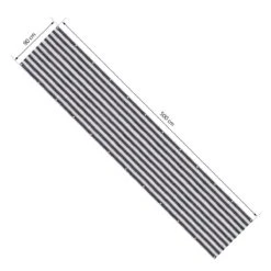 Outsunny 2 Pantallas De Privacidad Para Balcones O Terraza Revestimiento HDPE Para Exteriores Tela Protectora Para Balcón Patio Con Cuerdas 500x90 Cm Gris Y Negro -OUTSUNNY TIENDA eeddc6f6a9ddaf61ddef26d980d37f67fc60b48a 79b5abd25ff34ff6a62832cc313dfb22