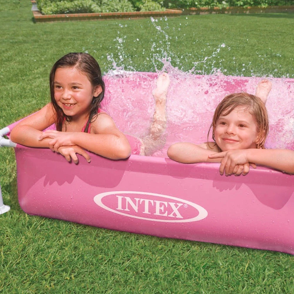 Piscina Desmontable Cuadrada Mini Frame INTEX 4 Piscina Desmontable Cuadrada Mini Frame INTEX - Imagen 2