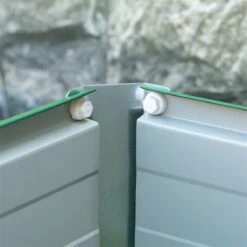 Outsunny Arriate De Jardín De Acero Incluye Guantes Huerto Urbano Jardinera Macetero Rectangular Para Cultivos Plantas Flores Para Terraza Balcón Exterior 125x47x40 Cm Verde -OUTSUNNY TIENDA f2030452f4d2a617120d6a9d0c53f72cad8abfe3 e335866e83dd4f2e8ffdc206870e864e