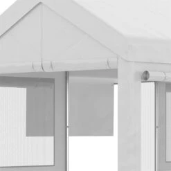 Outsunny Carpa De Jardín 6x3 M Carpa Para Fiestas Cenador De Exterior Con 3 Puertas Extraíbles Ventanas De Malla Enrollables Para Terraza Bodas Eventos Blanco -OUTSUNNY TIENDA f5fd94f266ff380d62c8fca43c2b7c67acf1aeff a1a0a16a92a643ad8824282033531d5f