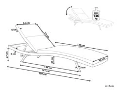 Tumbona Reclinable De Metal/textil Trenzado Gris Oscuro AMELIA -OUTSUNNY TIENDA f955000f148f177552221c08be9cb1ed44a57f68 7ad9bdb787e74174a51ce0c87b8160c3