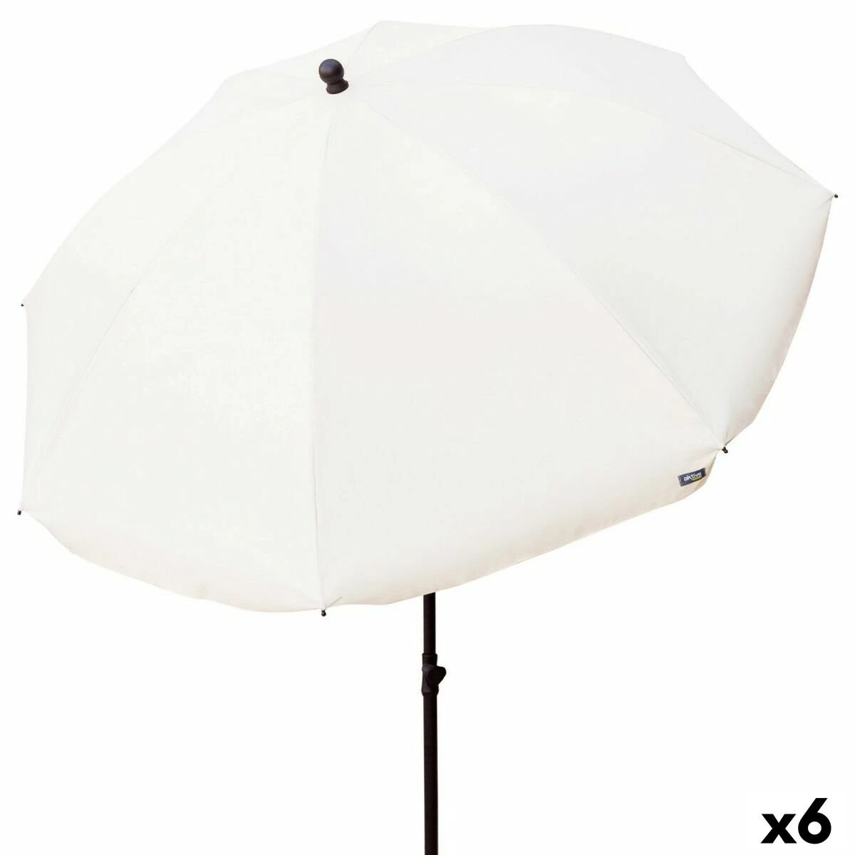 Sombrilla Aktive 240 X 230 X 240 Cm Beige (6 Unidades) 4 Sombrilla Aktive 240 X 230 X 240 Cm Beige (6 Unidades) - Imagen 3