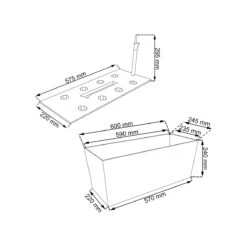 Prosperplast Jardinera Rato 30 Litros Con Riego En Color Blanco 60 X 25 X 24 Cm -OUTSUNNY TIENDA ff7512b2e8e67d2775da588a8d8e22197e96028a 064b891a4aab4d04af8259884bb8db24