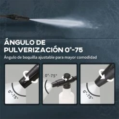 DURHAND Hidrolimpiadora Lavadora De Alta Presión 1600W Caudal 432 L/h Bomba De Aluminio Presión De 135 Bar Manguera De 6 M Incluye Botella De Jabón Boquilla Cepillo 32x24x65 Cm Azul 15 DURHAND Hidrolimpiadora Lavadora De Alta Presión 1600W Caudal 432 L/h Bomba De Aluminio Presión De 135 Bar Manguera De 6 M Incluye Botella De Jabón Boquilla Cepillo 32x24x65 Cm Azul -OUTSUNNY TIENDA ffaa7df2c7f347a7c421ad611c39c0eb4d361b99 f35b1baaee96499fa994e558a9091486